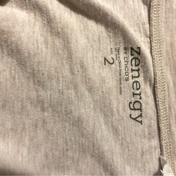 Chicos Size 2‎ Embellished Zebra T-Shirt - Picture 2 of 3